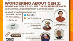 Webinar Pusat Layanan Psikologi Jayabaya: Wondering About Gen Z
